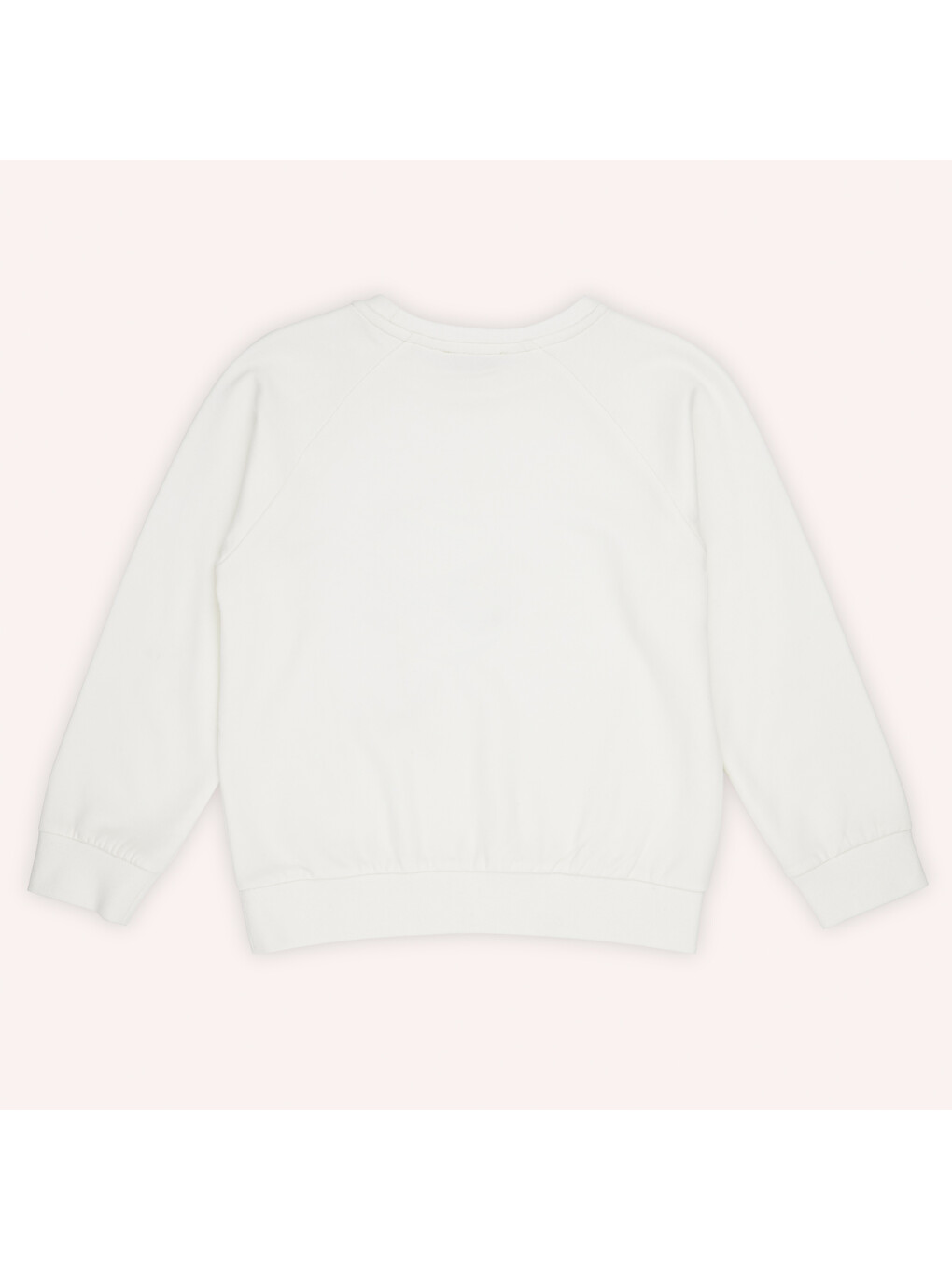 Kız Çocuk Nakış Detaylı Ekru Sweatshirt-2