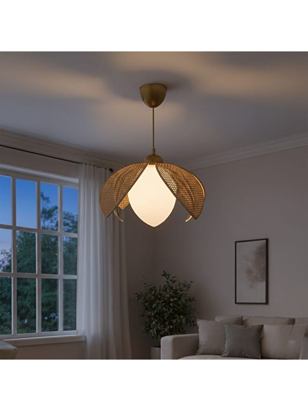 Lara Avize - Kahverengi / Krem / Eskitme-5