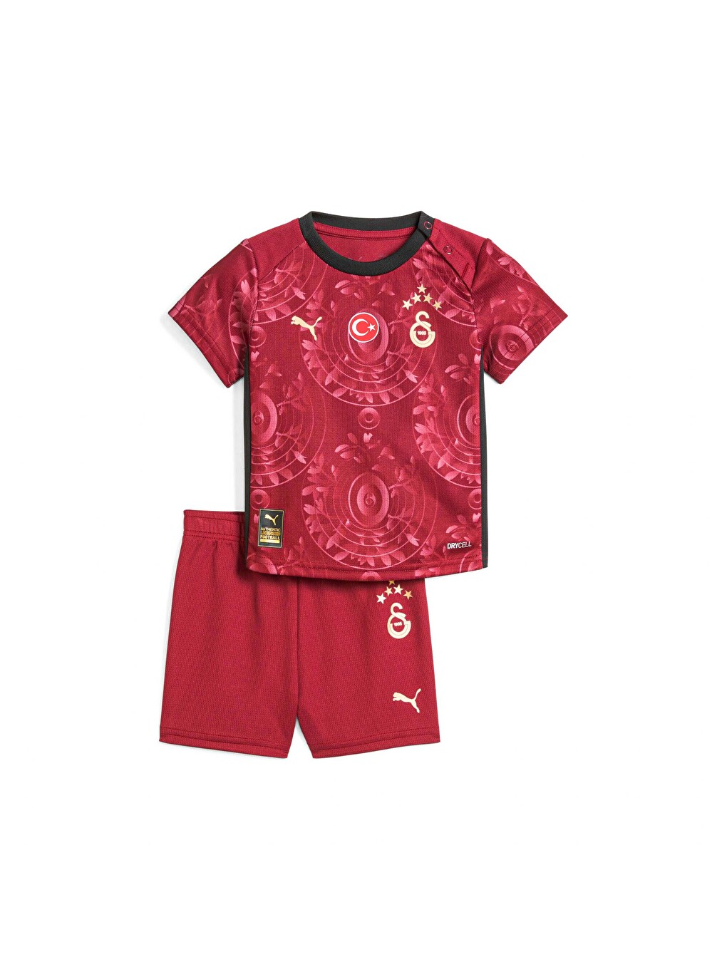 Kırmızı Galatasaray 25/26 Bebek Alternatif Forma Seti