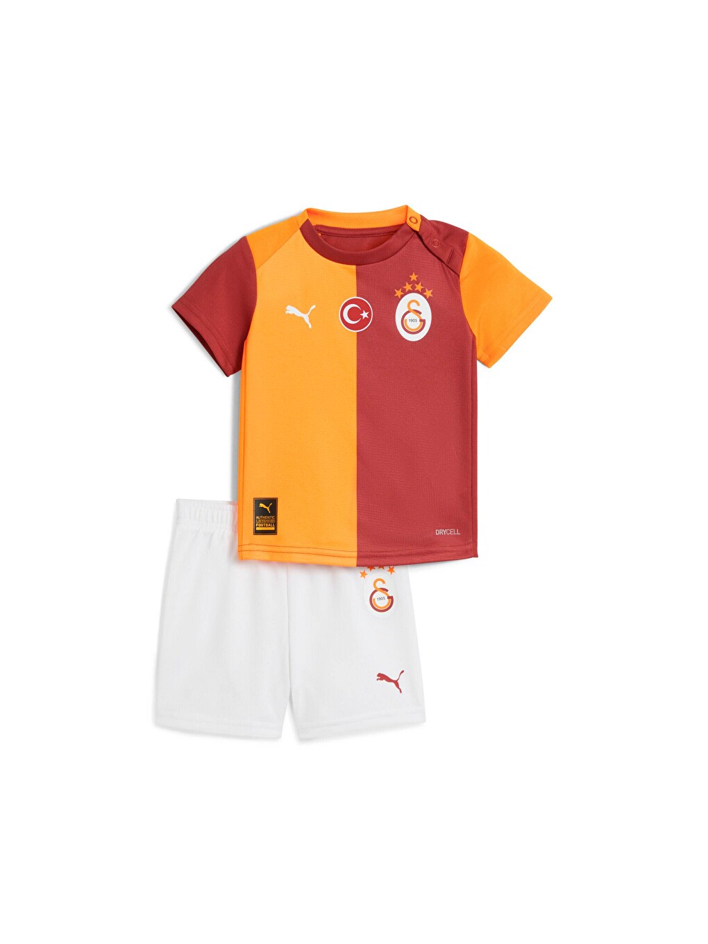 Kırmızı Galatasaray 25/26 Bebek İç Saha Forma Seti