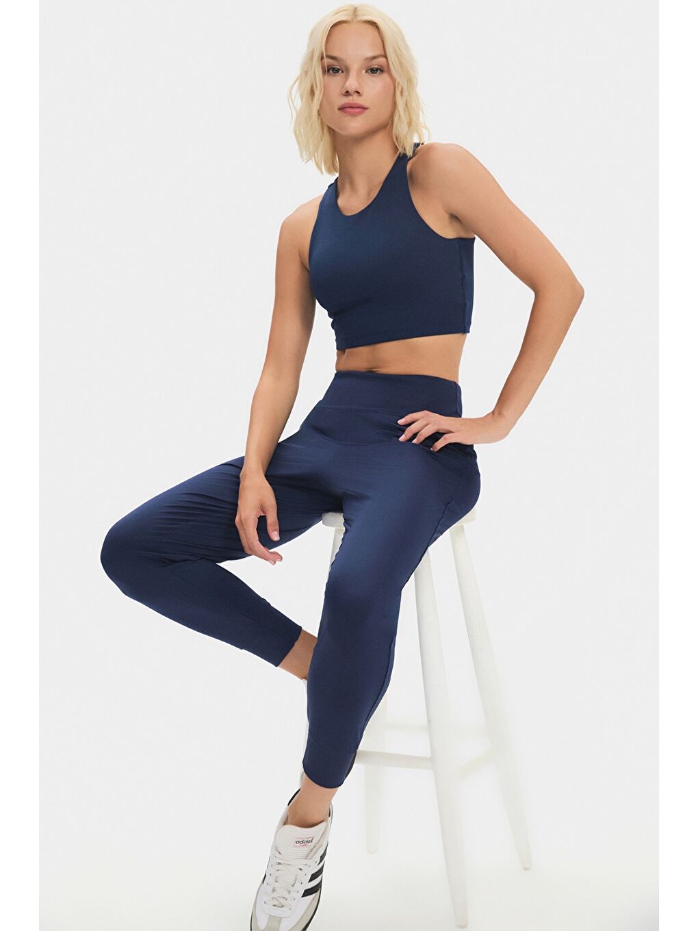 Joystar Lacivert Kadın Exclusive Yüksek Bel Jogger Eşofman Altı - 2