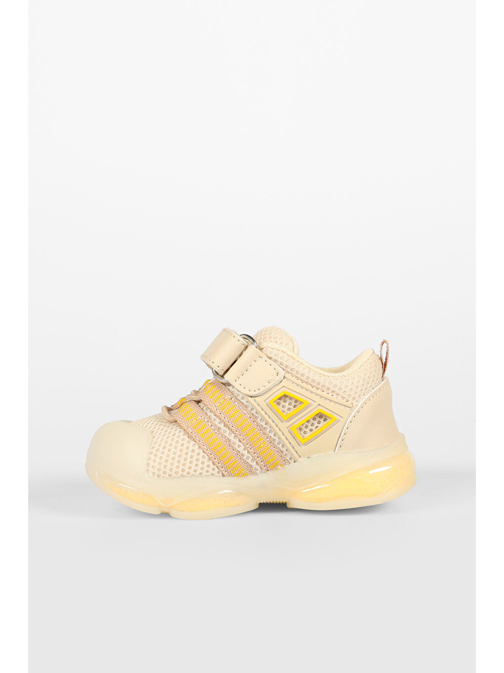 Orante Işıklı Erkek İlk Adım Bej Spor Ayakkabı-1