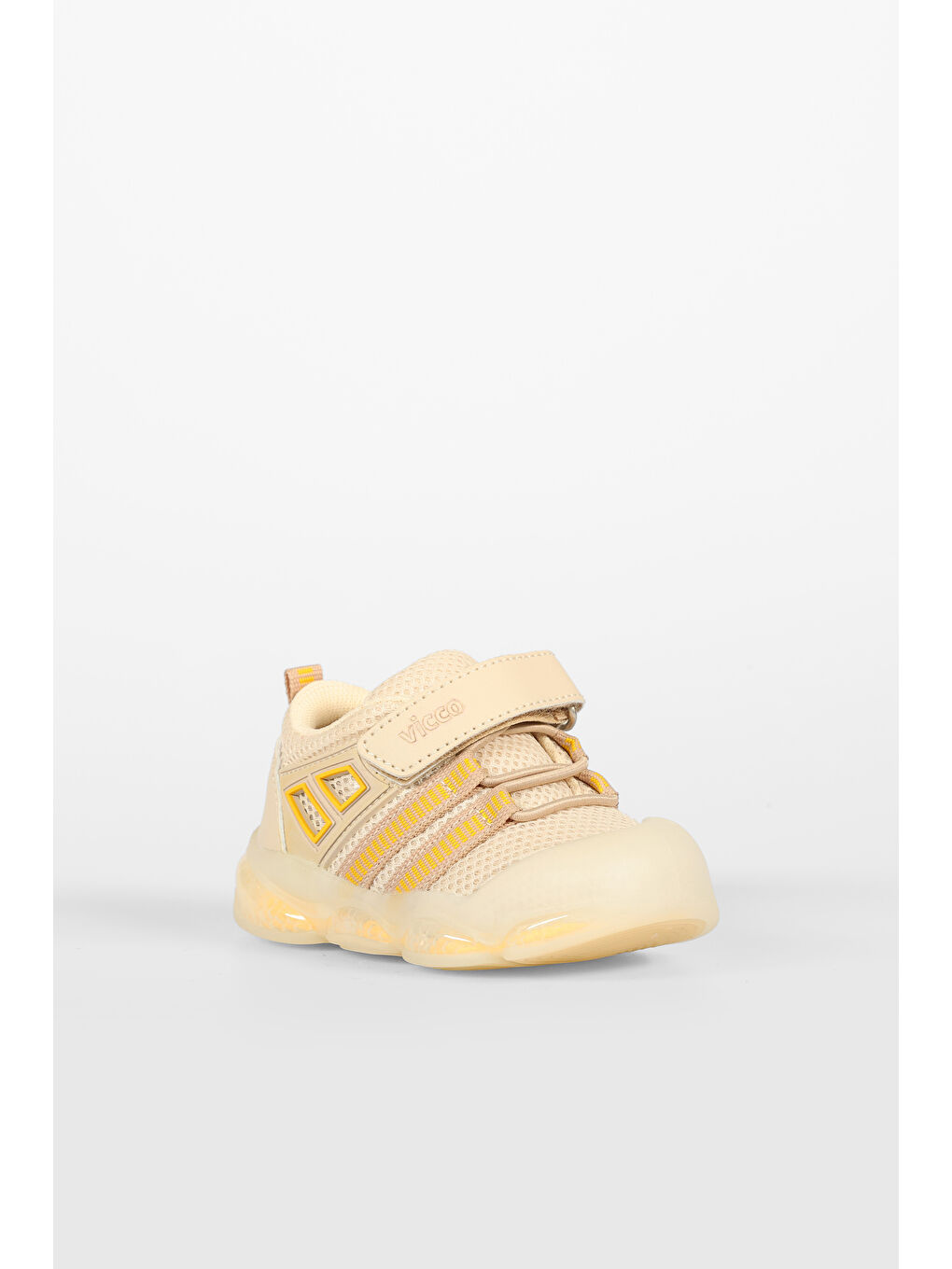 Orante Işıklı Erkek İlk Adım Bej Spor Ayakkabı-2