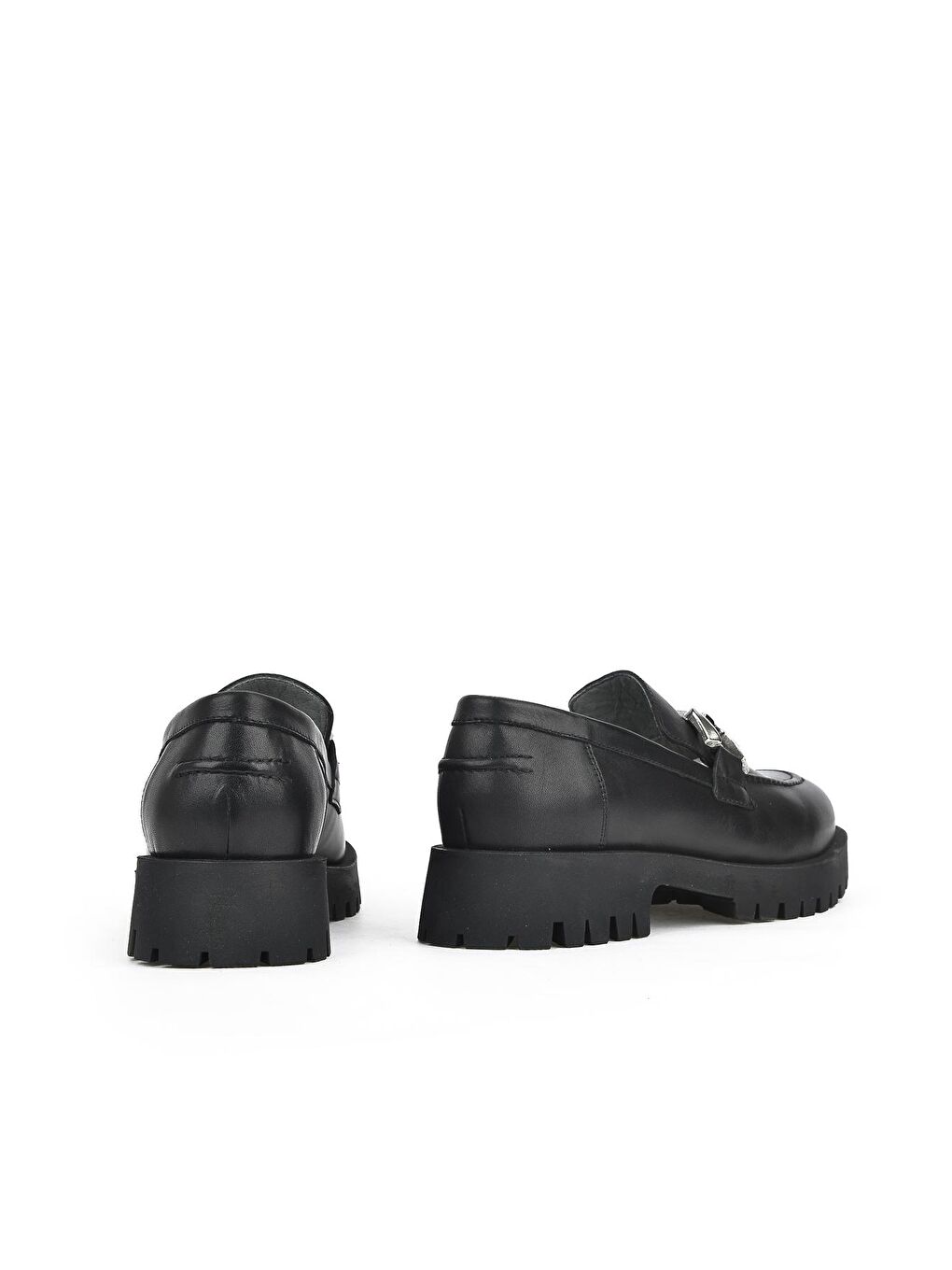 Kadın Hakiki Deri Günlük Ayakkabı 13119 44195 Siyah-2