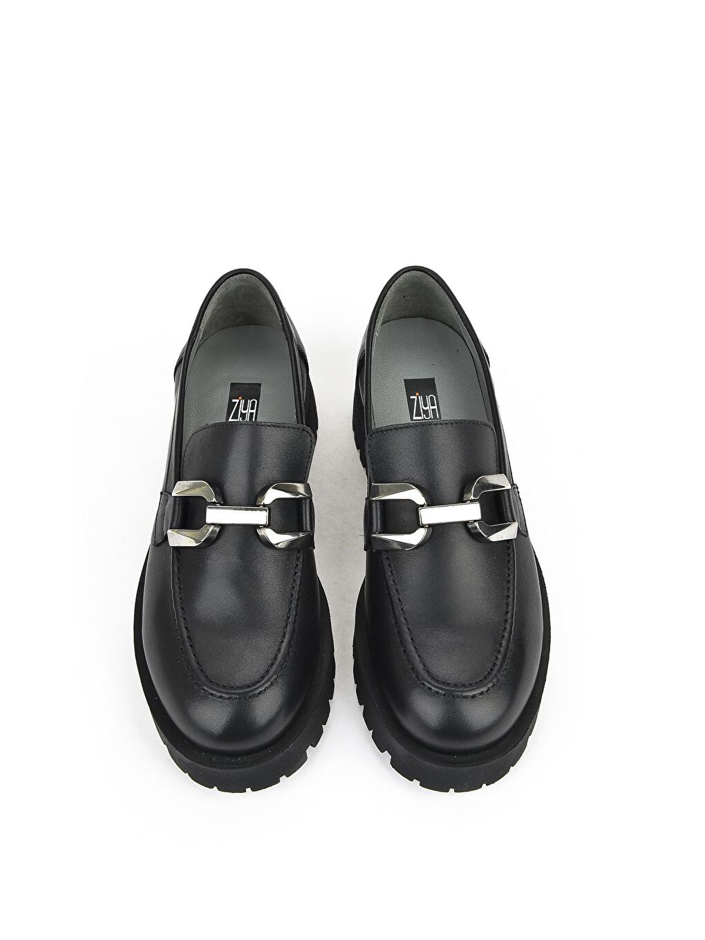 Kadın Hakiki Deri Günlük Ayakkabı 13119 44195 Siyah-3