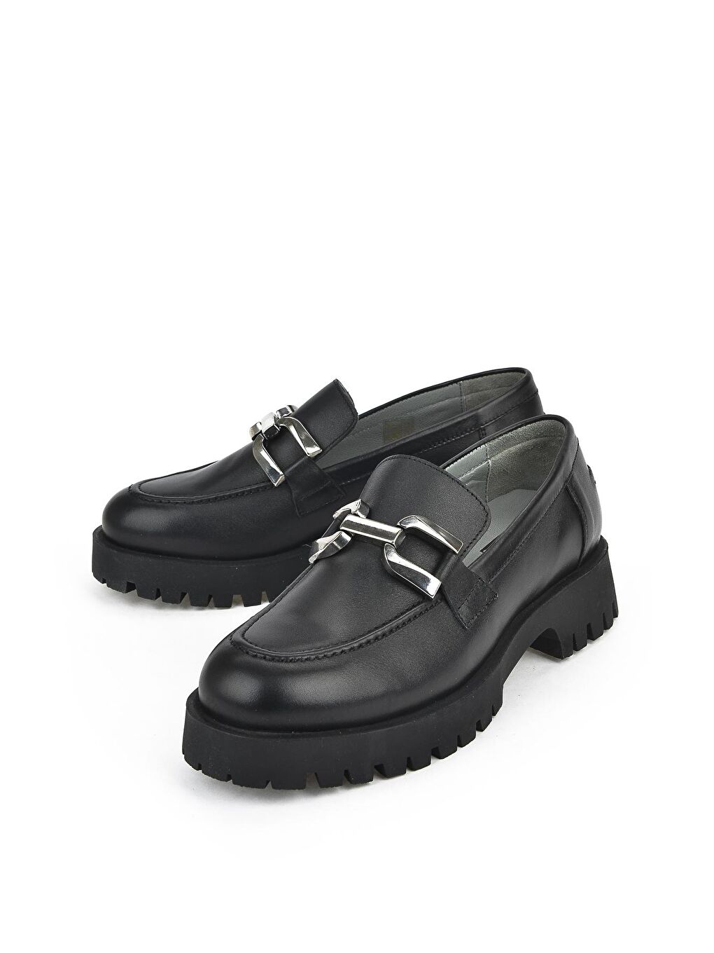 Kadın Hakiki Deri Günlük Ayakkabı 13119 44195 Siyah-4