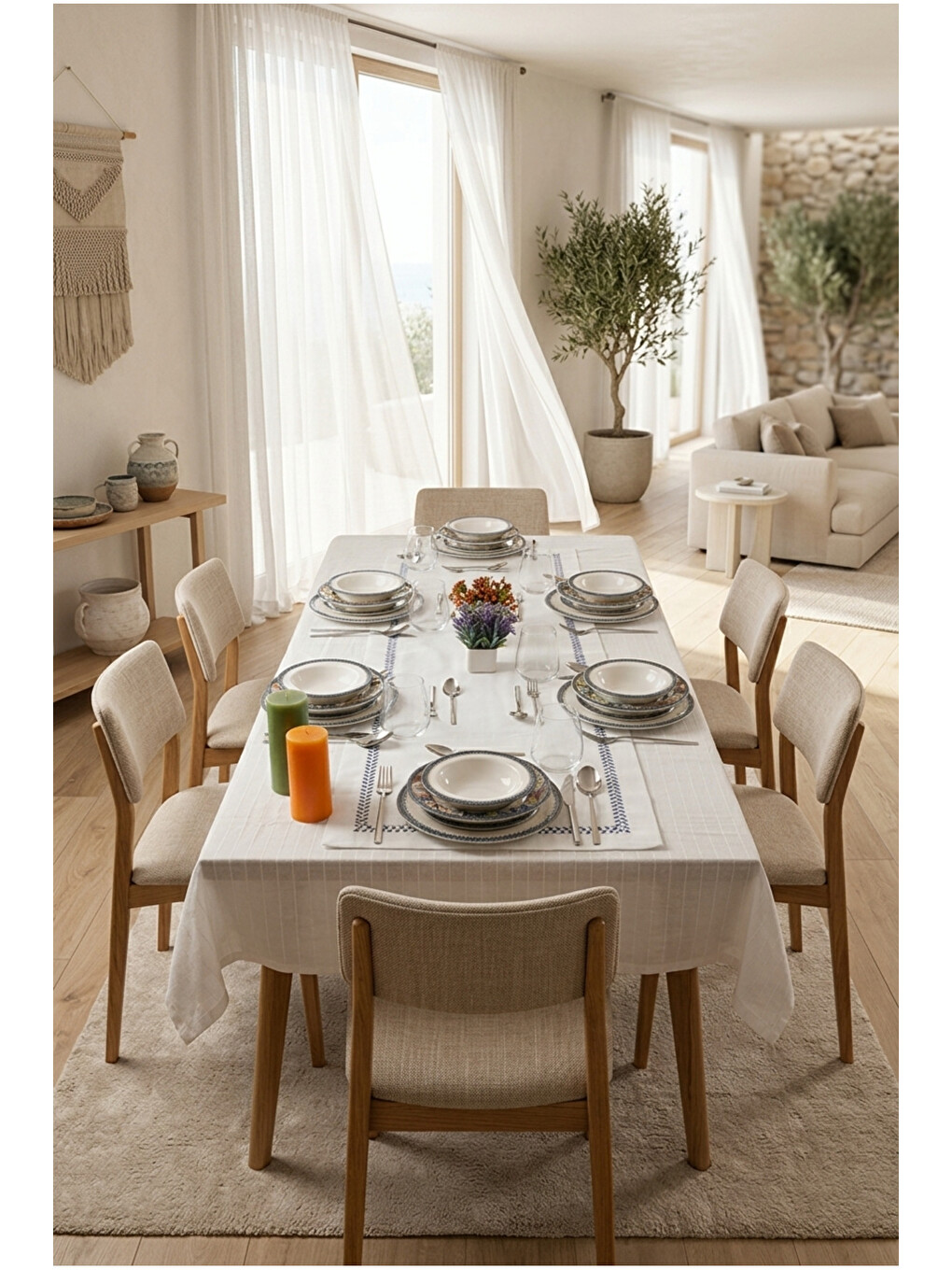 Beyaz Elephant 24 Parça Yemek Takımı-3