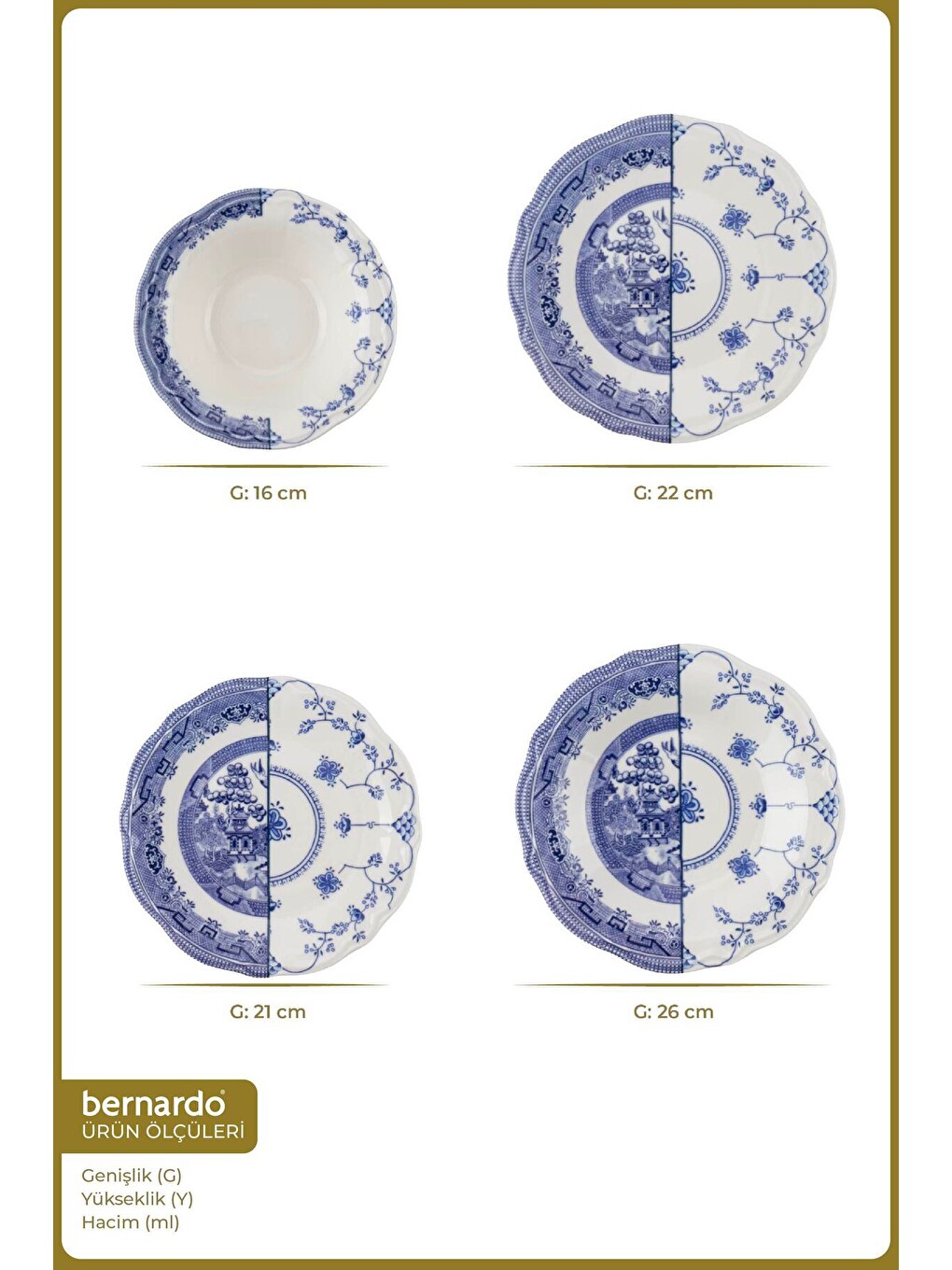 Beyaz Moon Hibrit 24 Parça Yemek Takımı-1