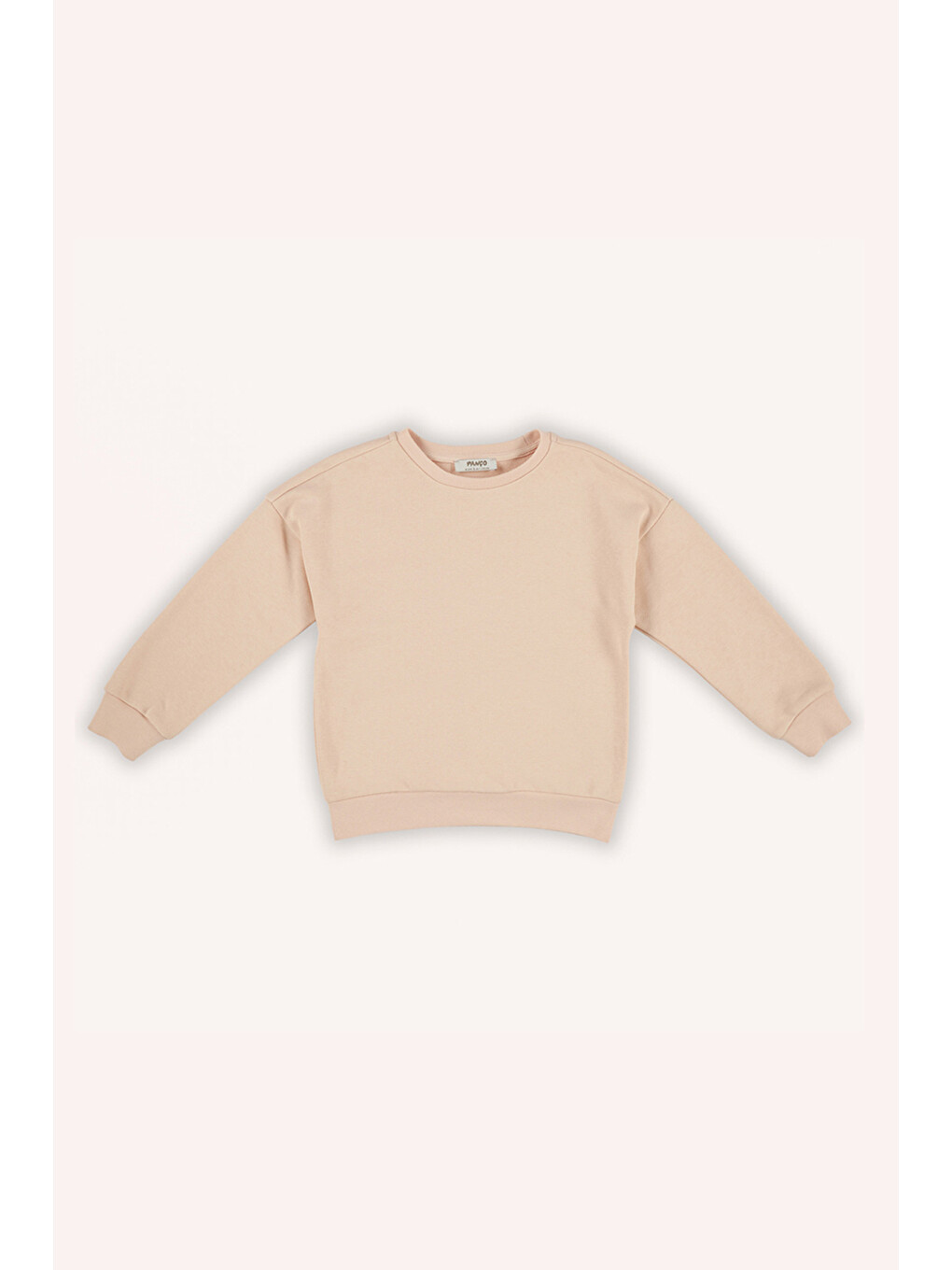 Pembe Kız Çocuk Sırtı Baskı Detaylı Somon Sweatshirt-3