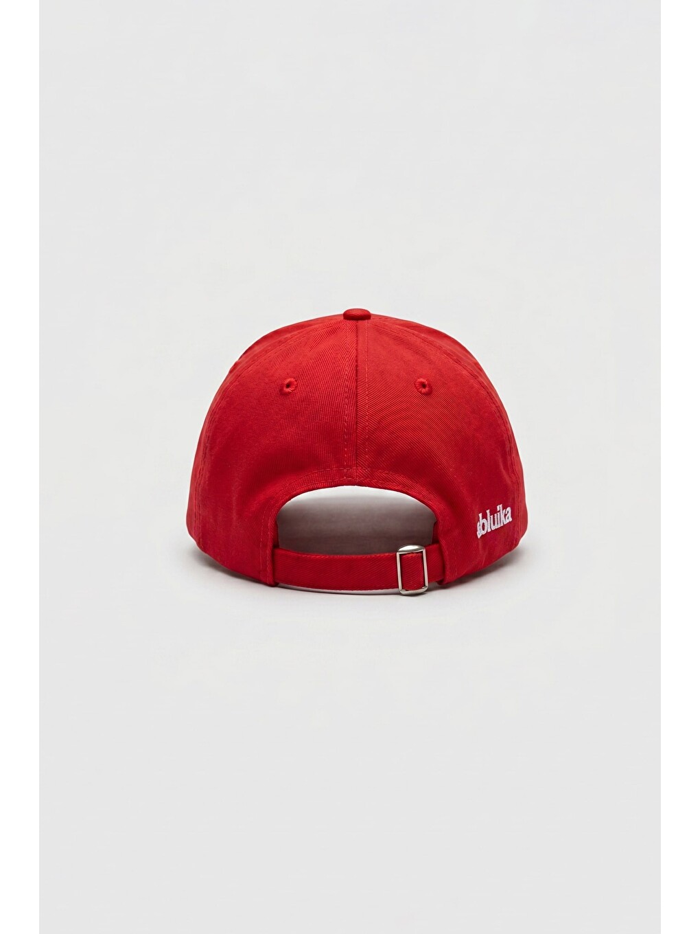 Unisex Essential Signature Nakışlı Beyzbol Şapka Kırmızı-3