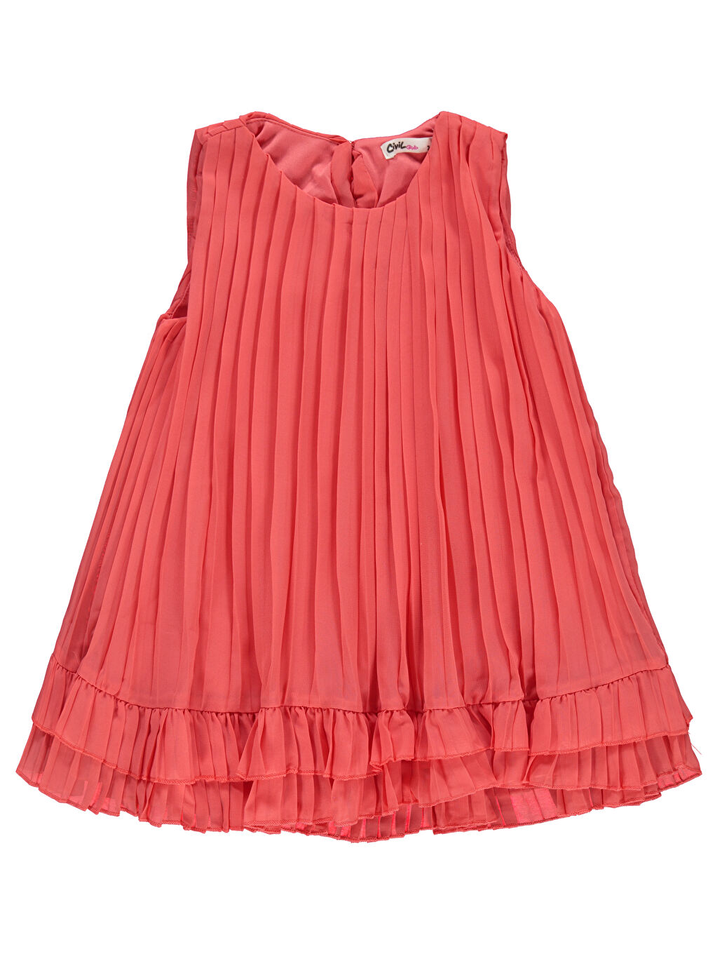 Girls Kız Çocuk Elbise 2-5 Yaş Mercan-1