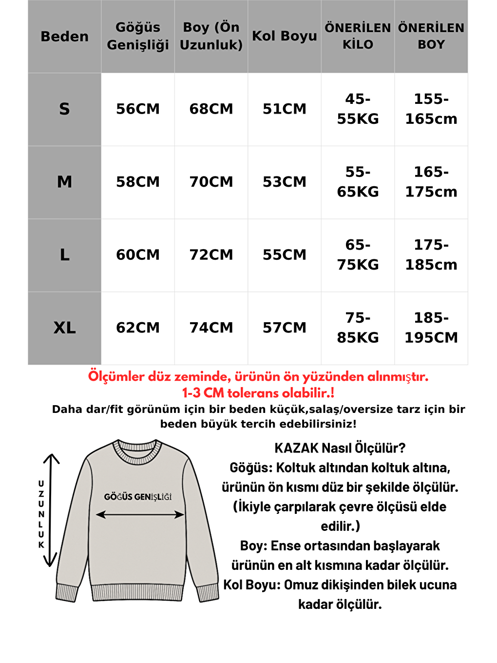 Gri Oversize Balıkçı Yaka Çizgili Kazak Mg2168-2