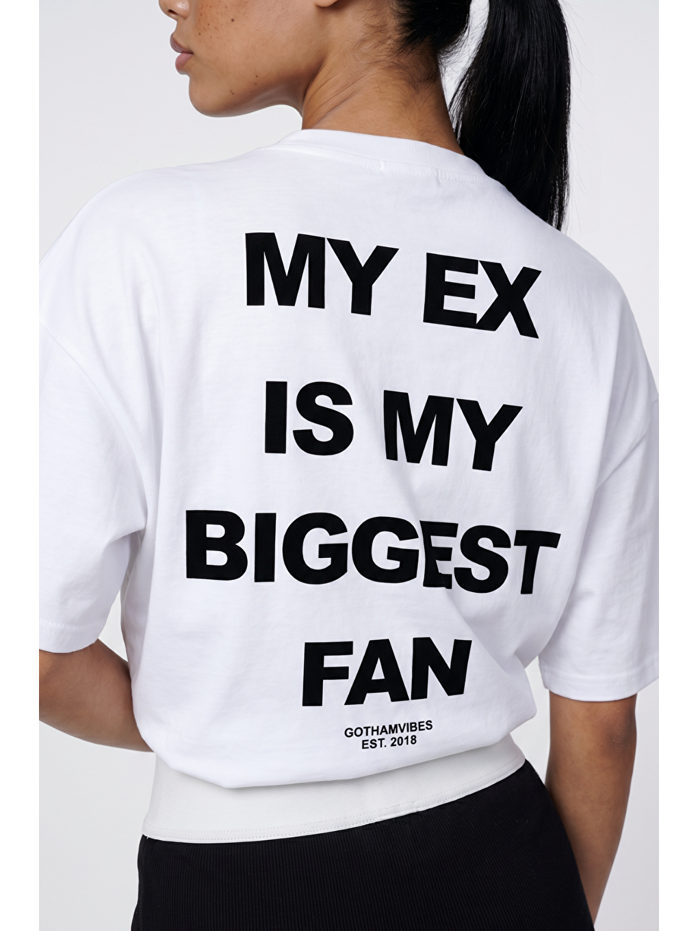 Boxy Ex Beyaz Premium T-shirt-4