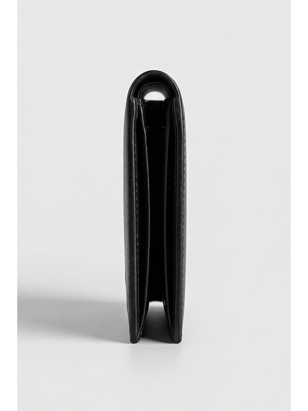%100 Deri Siyah Business Kartlık Erkek Cüzdan-2