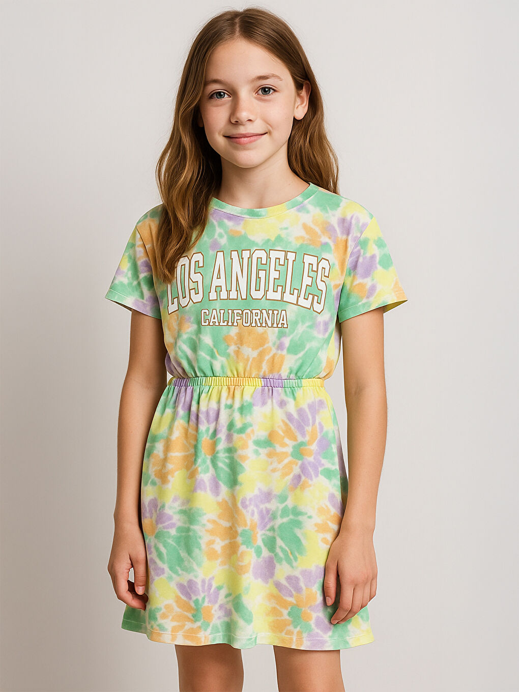 Grils Kız Çocuk Elbise 10-13 Yaş Lila