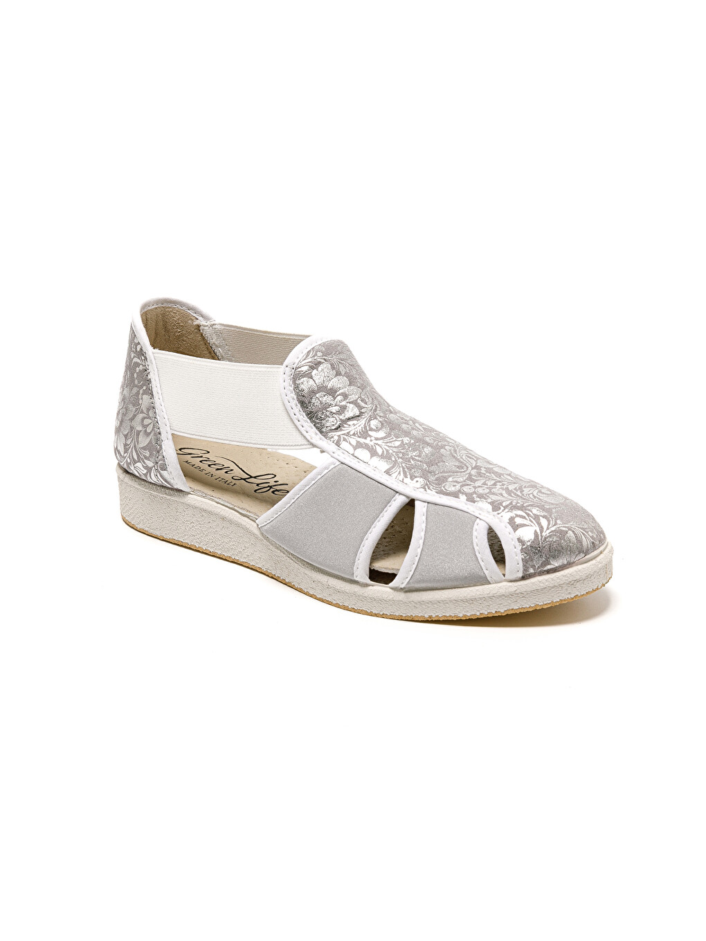 Gri Kadın Sandalet 169 STRETCH WOMEN'S FOOTWEAR Silver-1