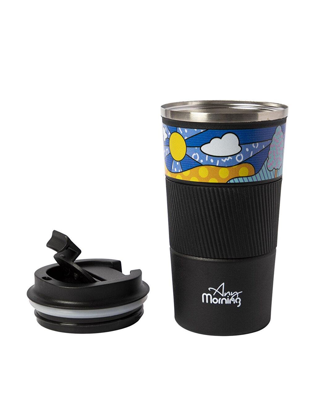 Any Morning Siyah BA21549 Termos Mug 500 ml - 1