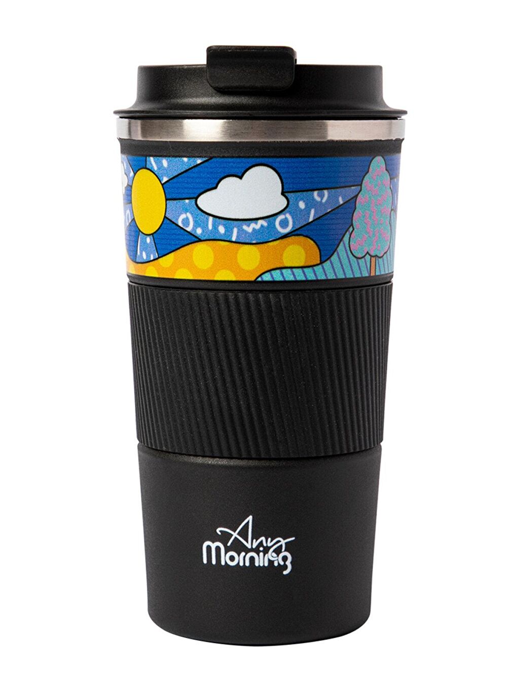 Any Morning Siyah BA21549 Termos Mug 500 ml