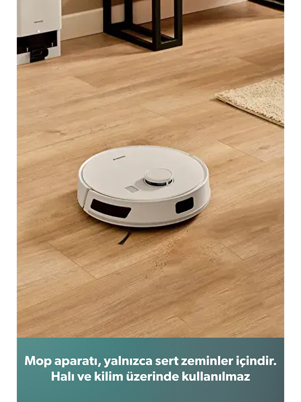 Alex Laser Power 1289h Otomatik Boşaltım Sistemli Yeni Nesil Moplu 10 Kpa Robot Süpürge Beyaz-2