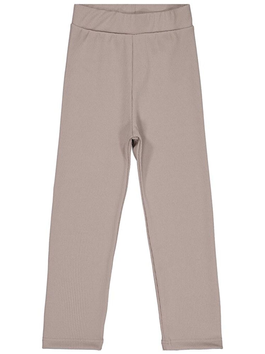 Girls Düz 6-9 Yaş Tayt - Bej 6-7 Yaş-2