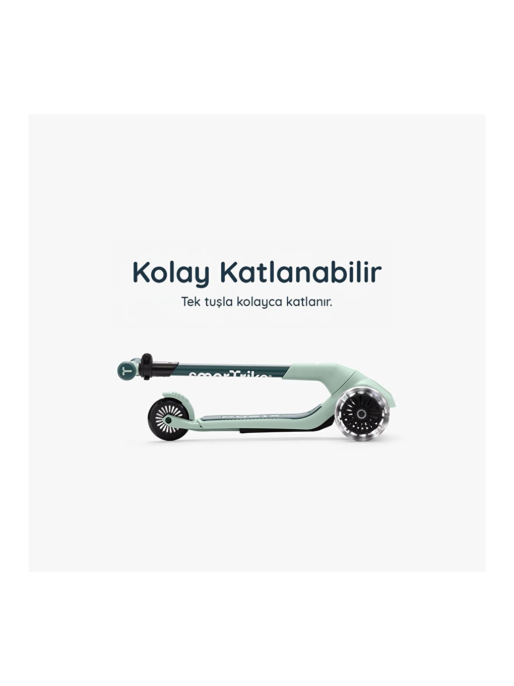 Xtend Mini-ride 4 Aşamalı Büyüyen Oturaklı Scooter – 1-9 Yaş Katlanabilir Led Tekerlekli-3