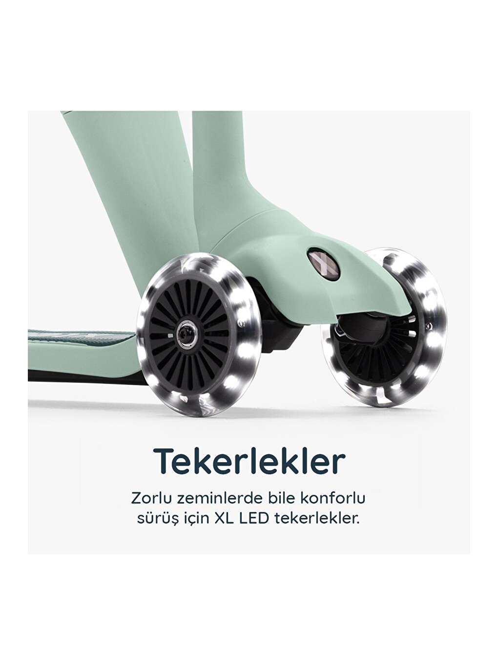 Xtend Mini-ride 4 Aşamalı Büyüyen Oturaklı Scooter – 1-9 Yaş Katlanabilir Led Tekerlekli-4