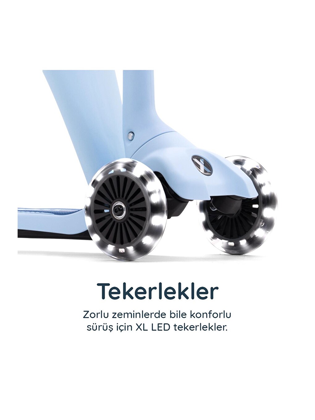 Xtend Mini-ride 4 Aşamalı Büyüyen Oturaklı Scooter – 1-9 Yaş Katlanabilir Led Tekerlekli-4