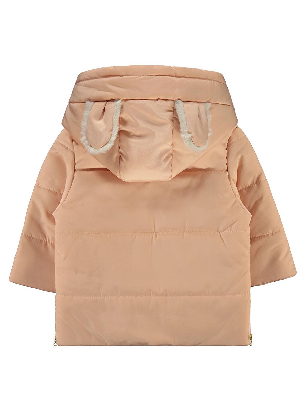 Pembe Baby Pelüş Kulaklı 6-18 Ay Mont - Pudra 18-24 Ay-1