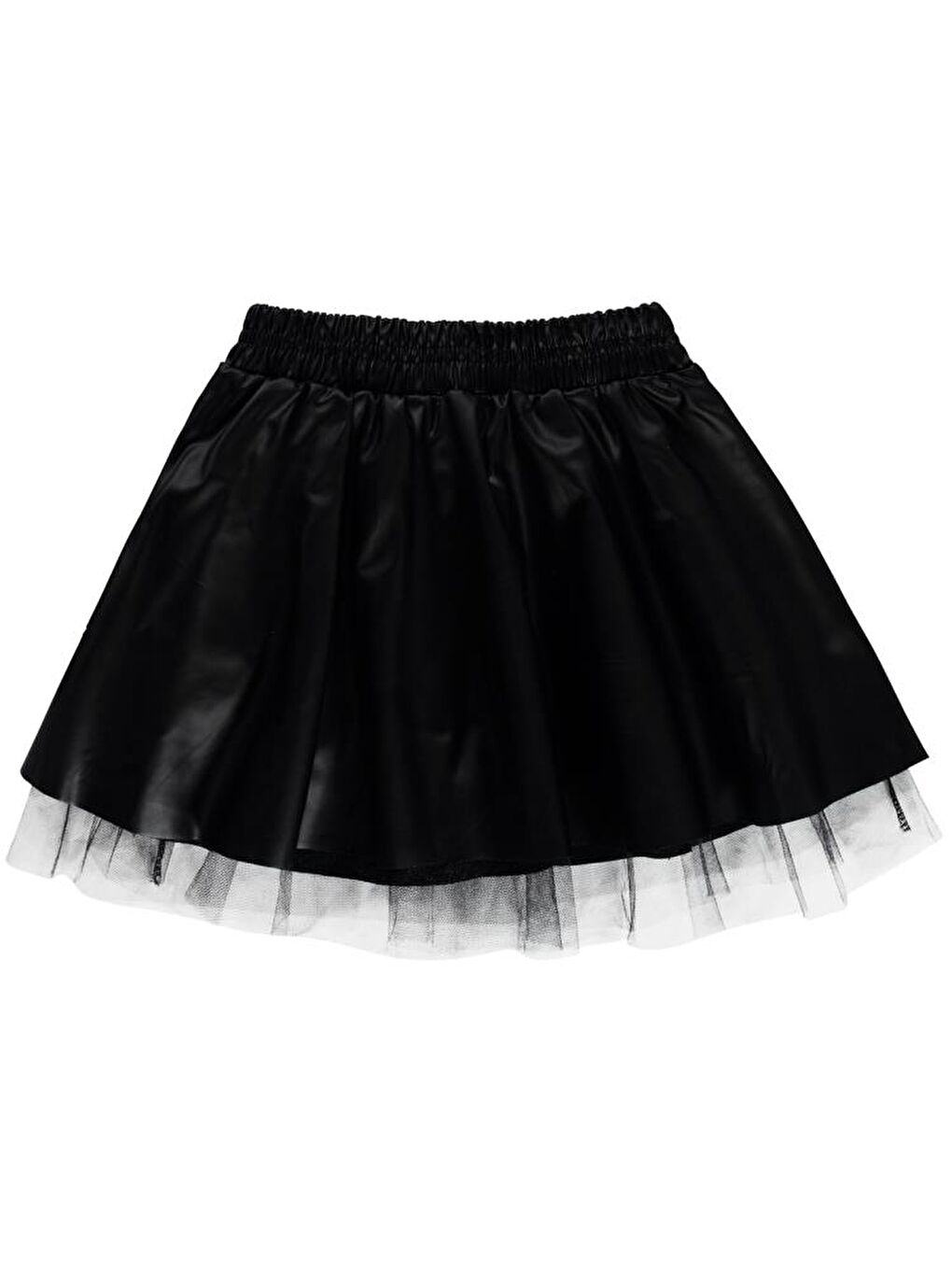 Siyah Girls Düz 2-5 Yaş Etek-2