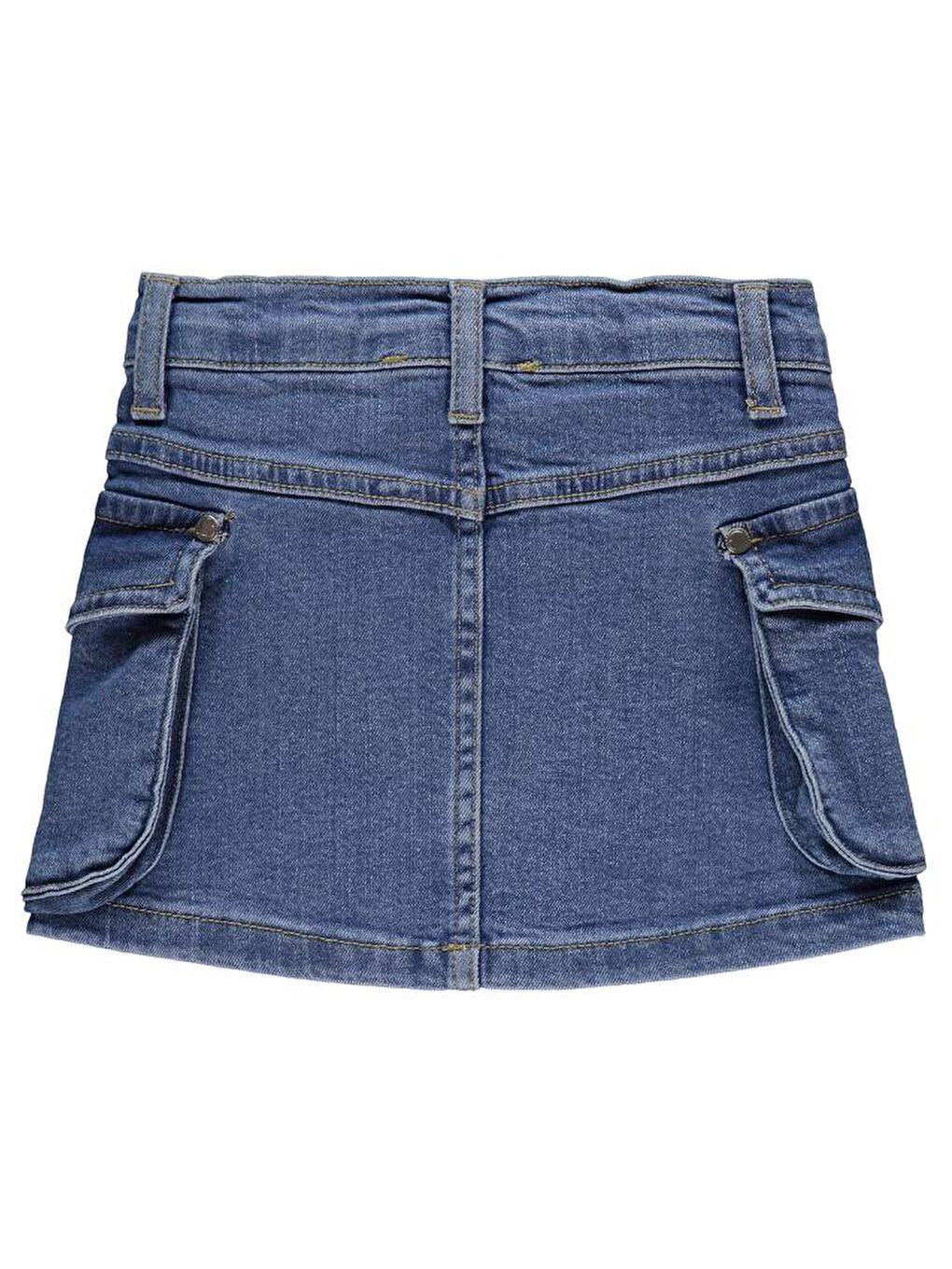 Mavi Girls Kargo Cepli 2-5 Yaş Etek-1