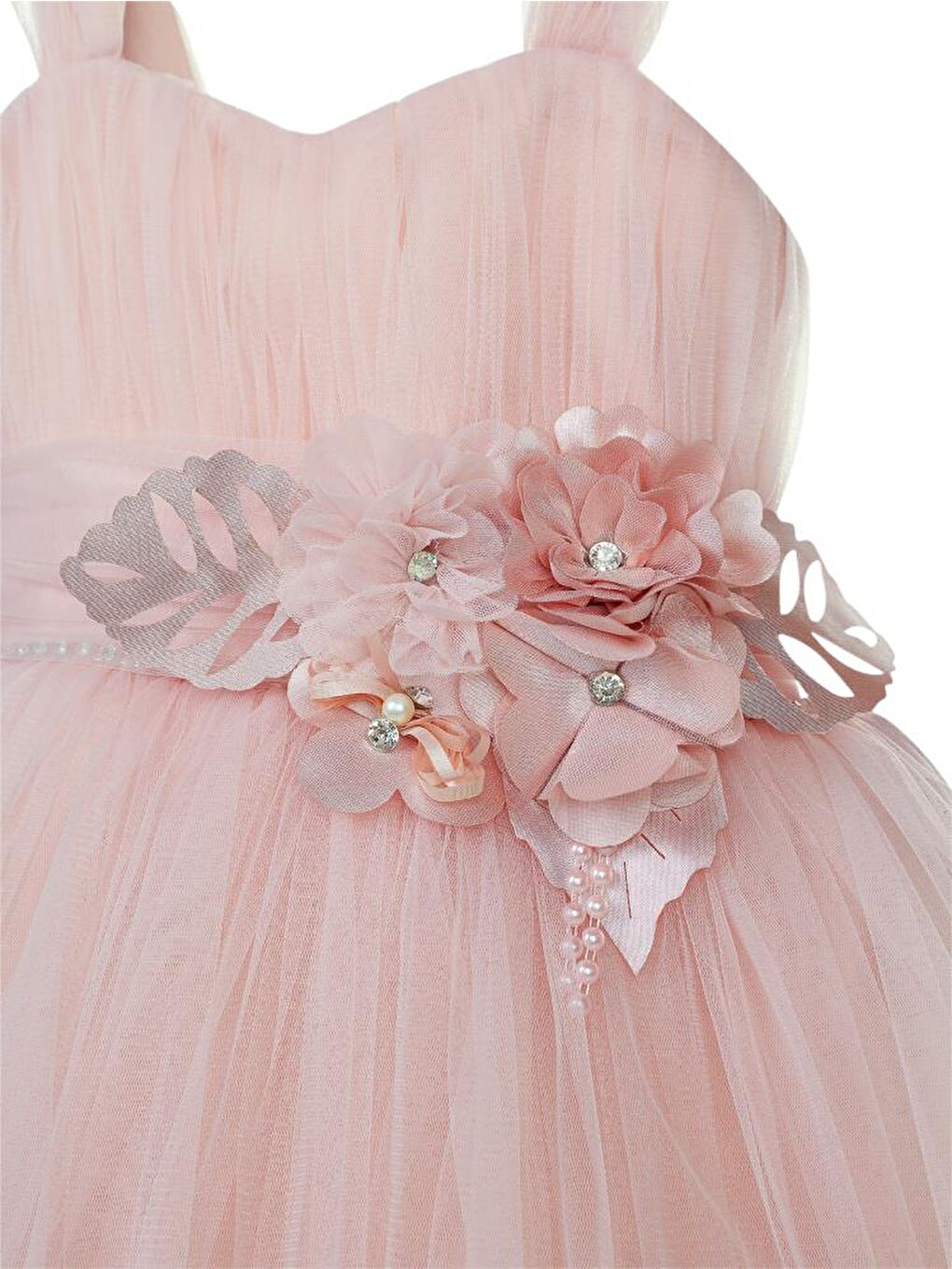 Pembe Girls Tarlatanlı 2-5 Yaş Abiye-2