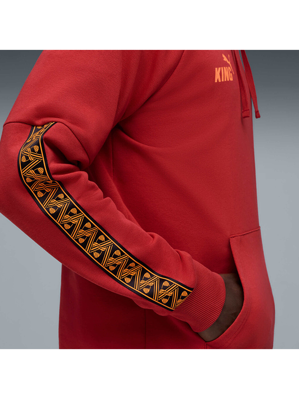 Kırmızı GALATASARAY KING Erkek Kapüşonlu SWEATSHIRT-1