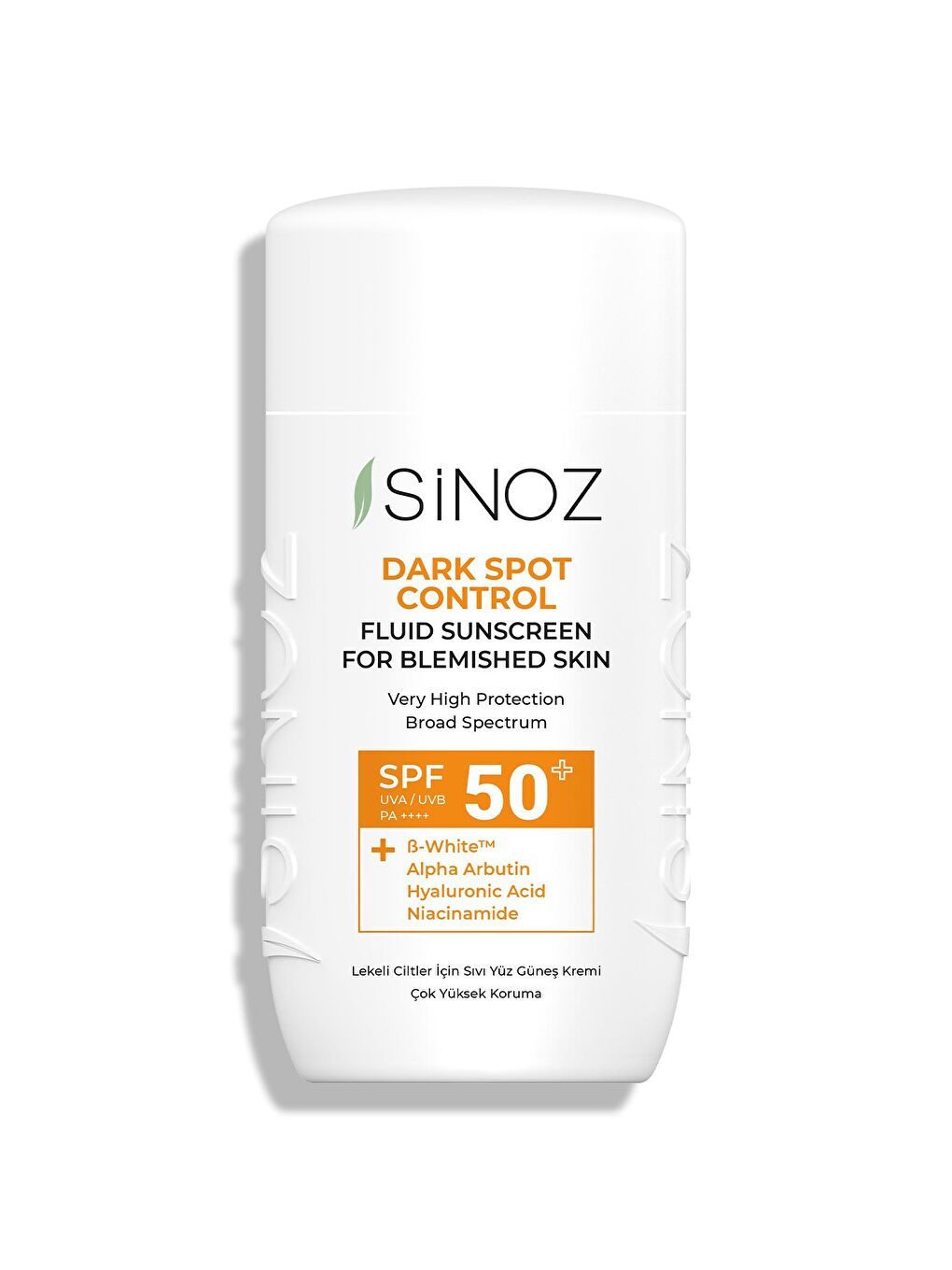 Sinoz Renksiz Spf50 Koyu Cilt Lekelerine Etkili Sıvı Yüz Güneş Kremi-Yeni Nesil Güneş Filtreleri Hibrit Formül - 6