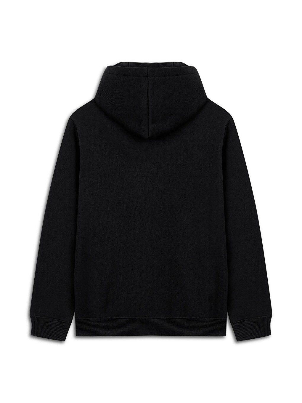 Siyah GALATASARAY FtblESSENTIALS Genç Kapüşonlu Fermuarlı Sweatshirt-4