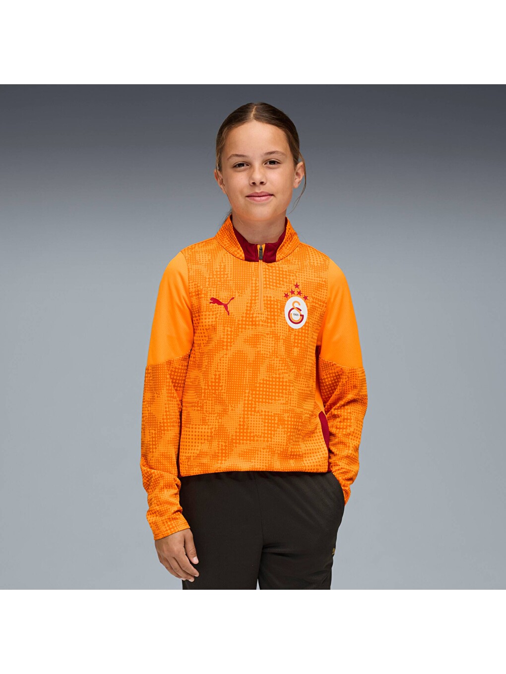 Turuncu GALATASARAY Genç Antrenman Sweatshirt-5