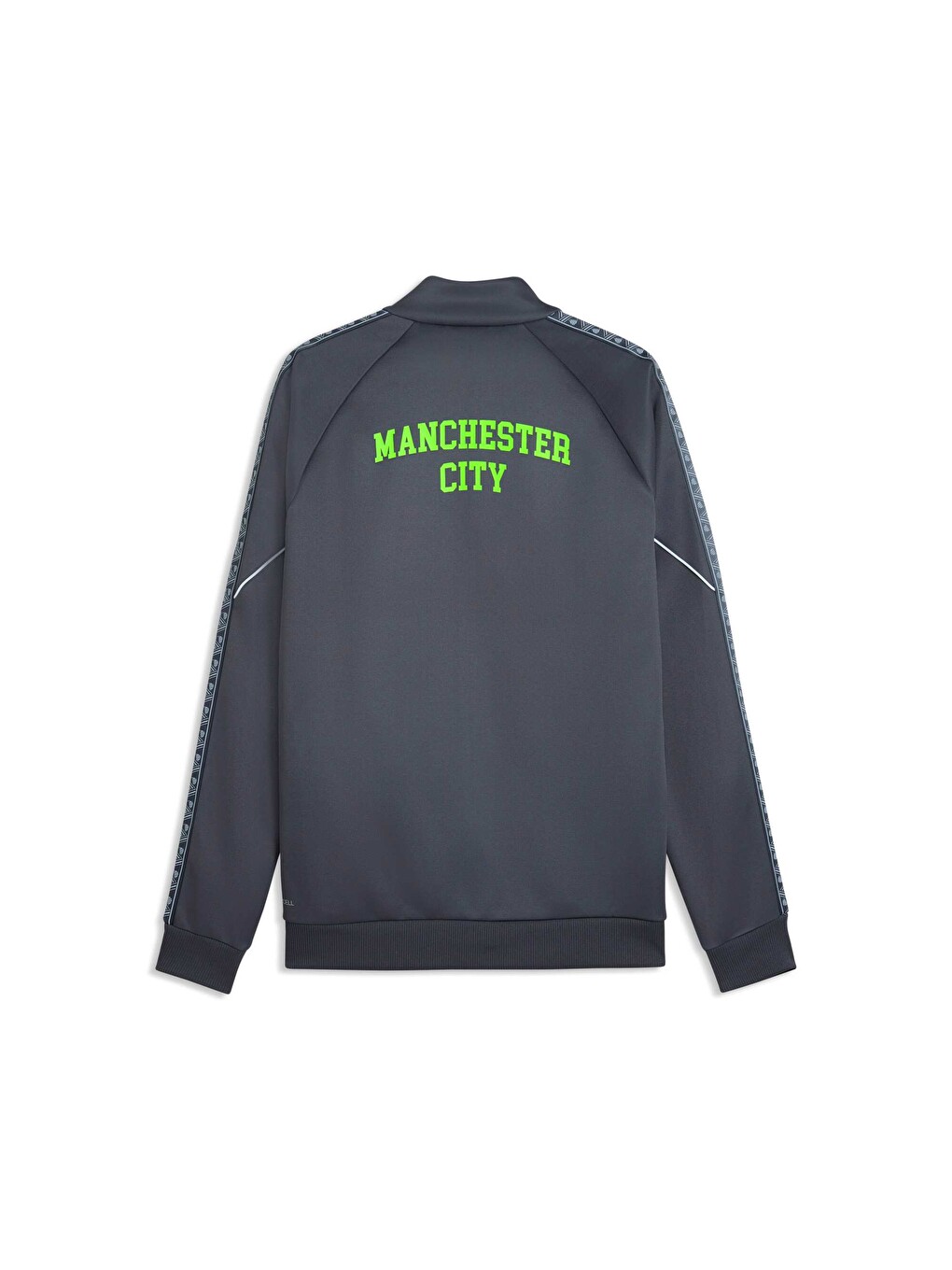Gri Manchester CITY KING Anthem Erkek Fermuarlı Sweatshirt-5