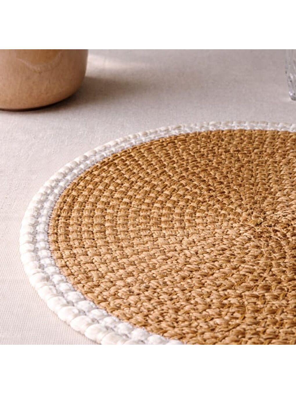 Soft Ruby Amerikan Servis - Bej - 33x33 cm-7