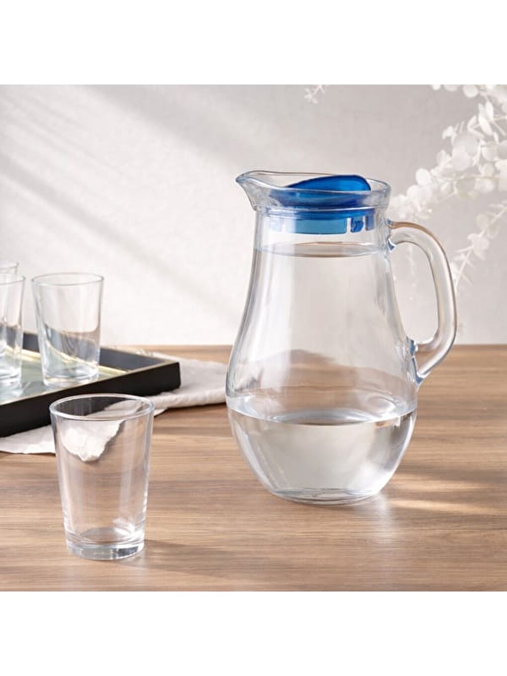 Bistro Su Seti - Şeffaf / Mavi - 1850 ml-6