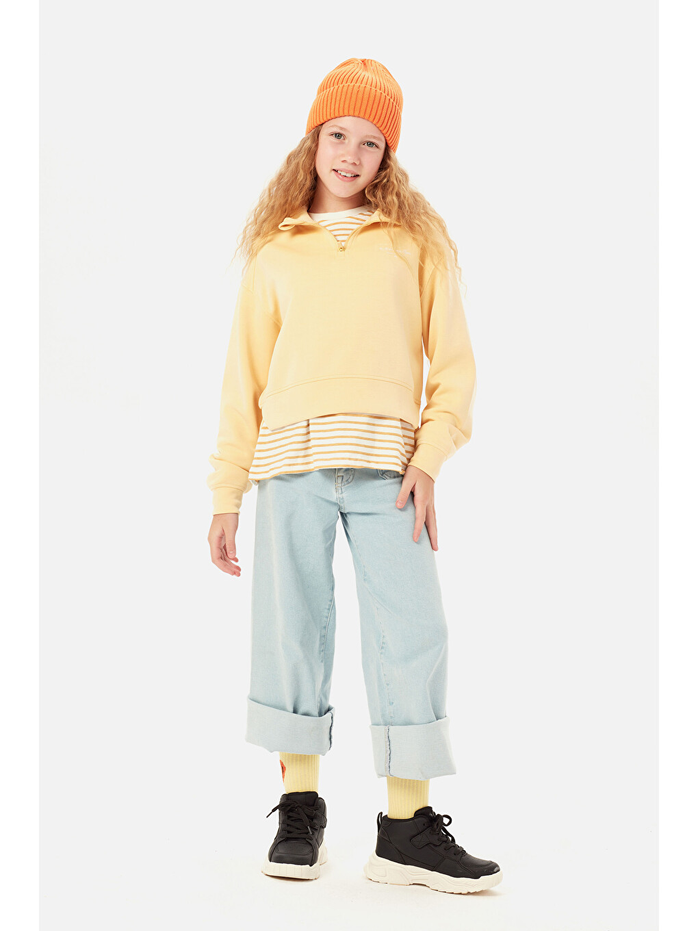 Milas Kürklü Unisex Okul Öncesi Siyah Bot-4