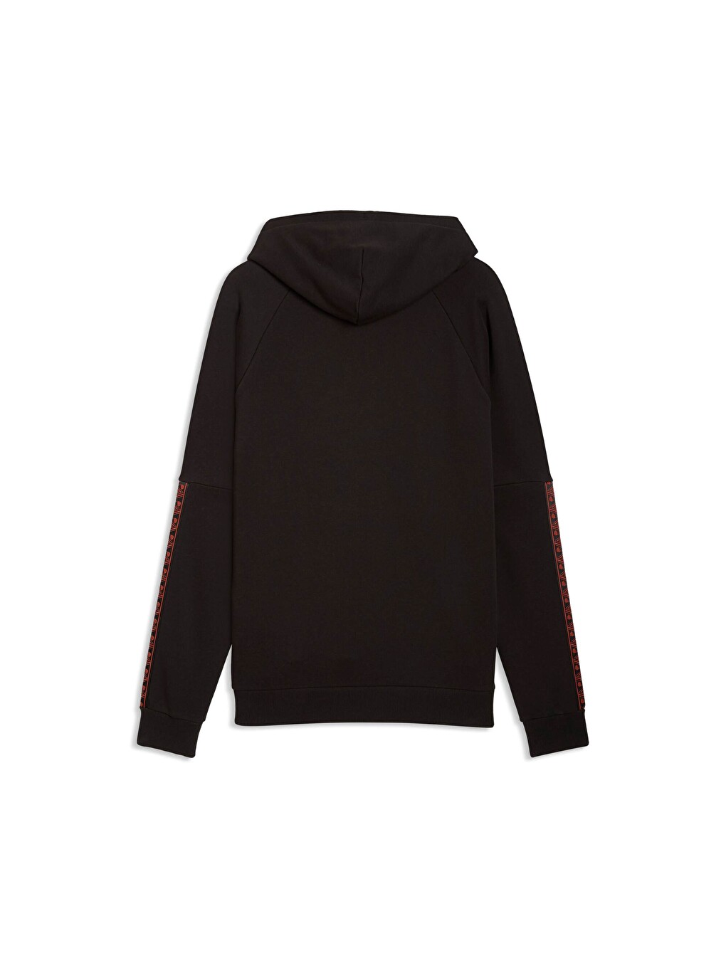 Siyah AC MILAN KING Erkek Kapüşonlu Fermuarlı Sweatshirt-3