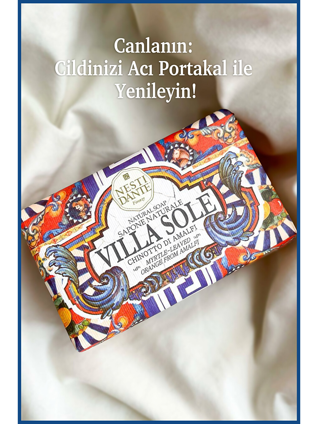 Villa Sole Chinotto Di Amalfi Katı Sabun 250 gr | Acı Portakal Özü | Antioksidan | Banyo Sabunu-4