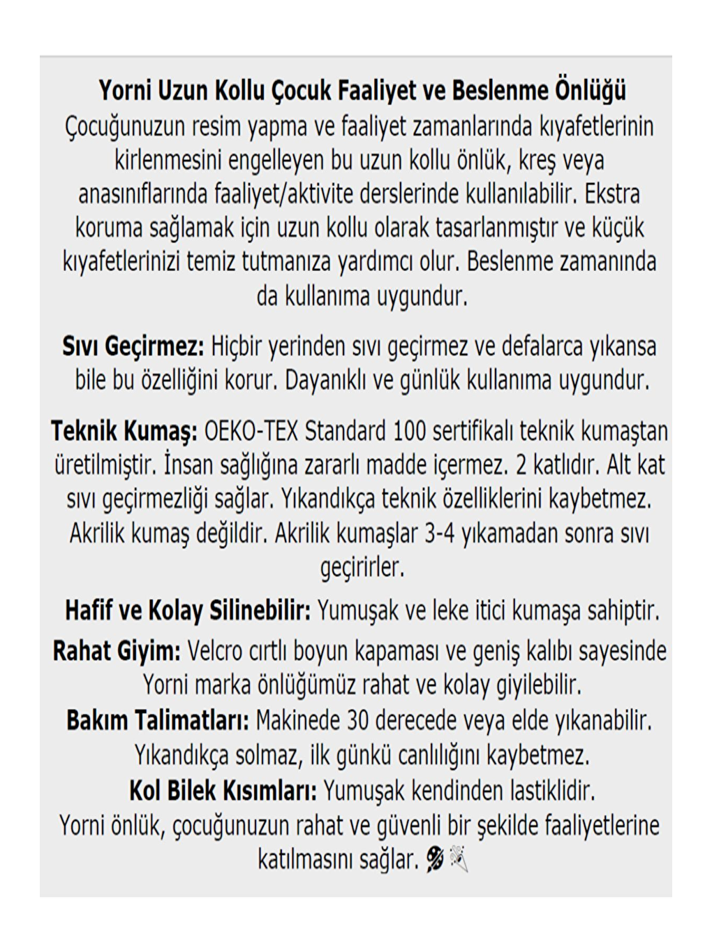 7-11yaş Jungle, Sıvı Geçirmez Makinede Yıkanabilir, Uzun Kollu Çocuk Faaliyet Aktivite Boyama Önlüğü-11