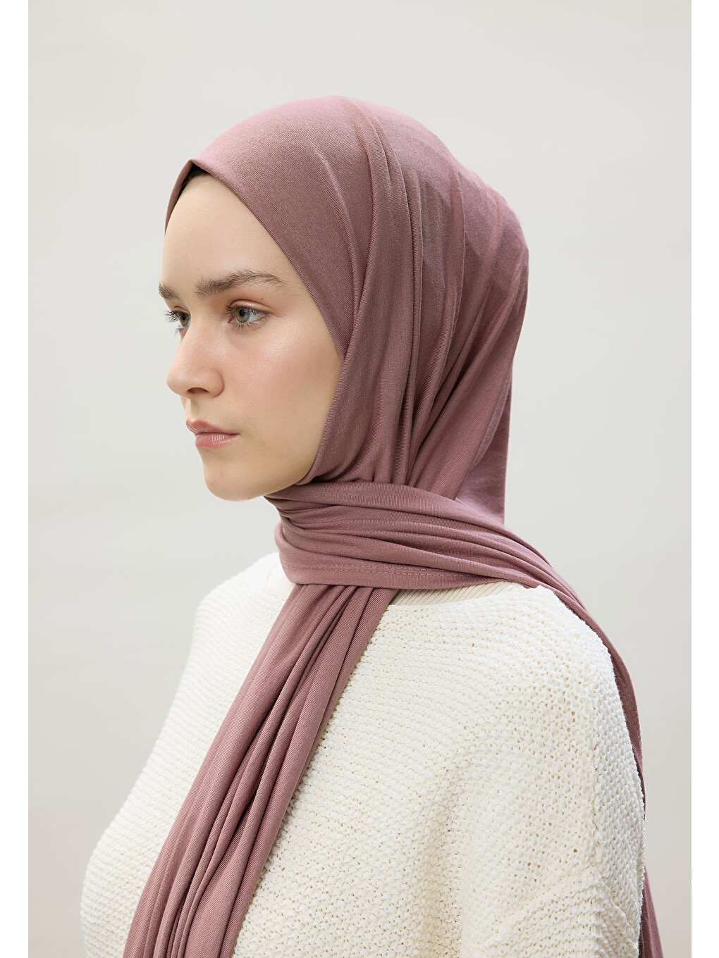 Pembe Penye Şal Gül Kurusu-3