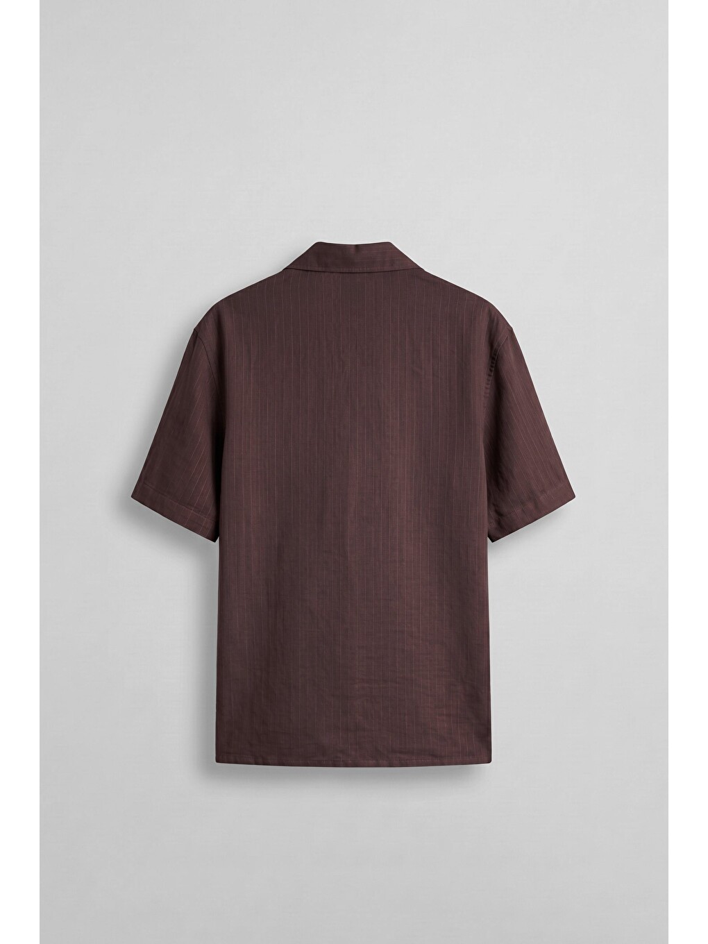 Erkek Boxy Fit Lyocell Kumaş Kimono Gömlek Bordo-1