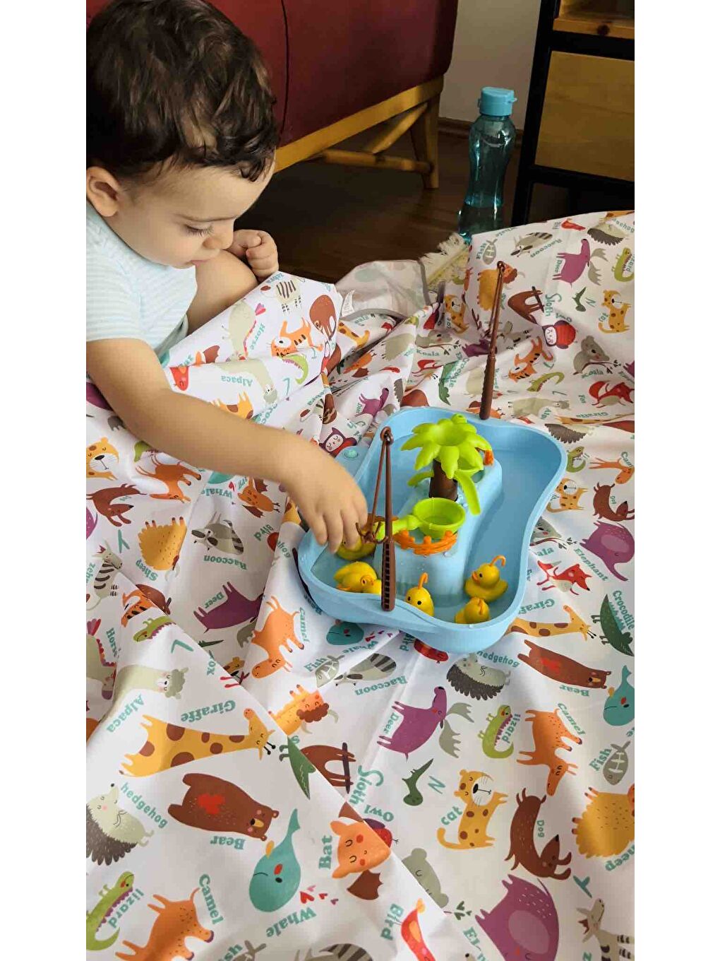 145x150 Cm, Zoo, Su Geçirmez, Yer/Masa Örtüsü, Aktivite, Yemek Ve Oyun için Çok Amaçlı Örtü