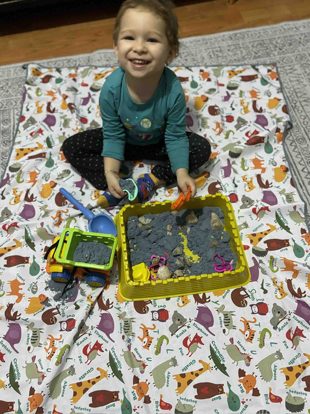 145x150 Cm, Zoo, Su Geçirmez, Yer/Masa Örtüsü, Aktivite, Yemek Ve Oyun için Çok Amaçlı Örtü-5