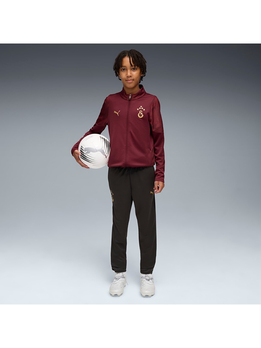 Kırmızı GALATASARAY Genç Antrenman Fermuarlı Sweatshirt-2