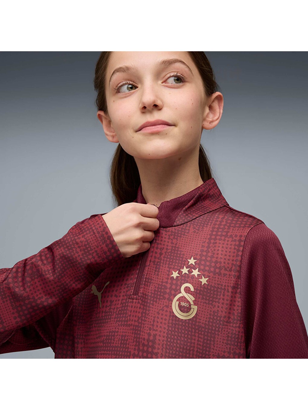 Kırmızı GALATASARAY Genç Antrenman Sweatshirt-3