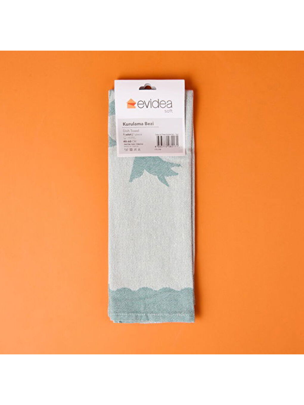 Soft Flower Kurulama Bezi - Yeşil - 40x60 cm-7