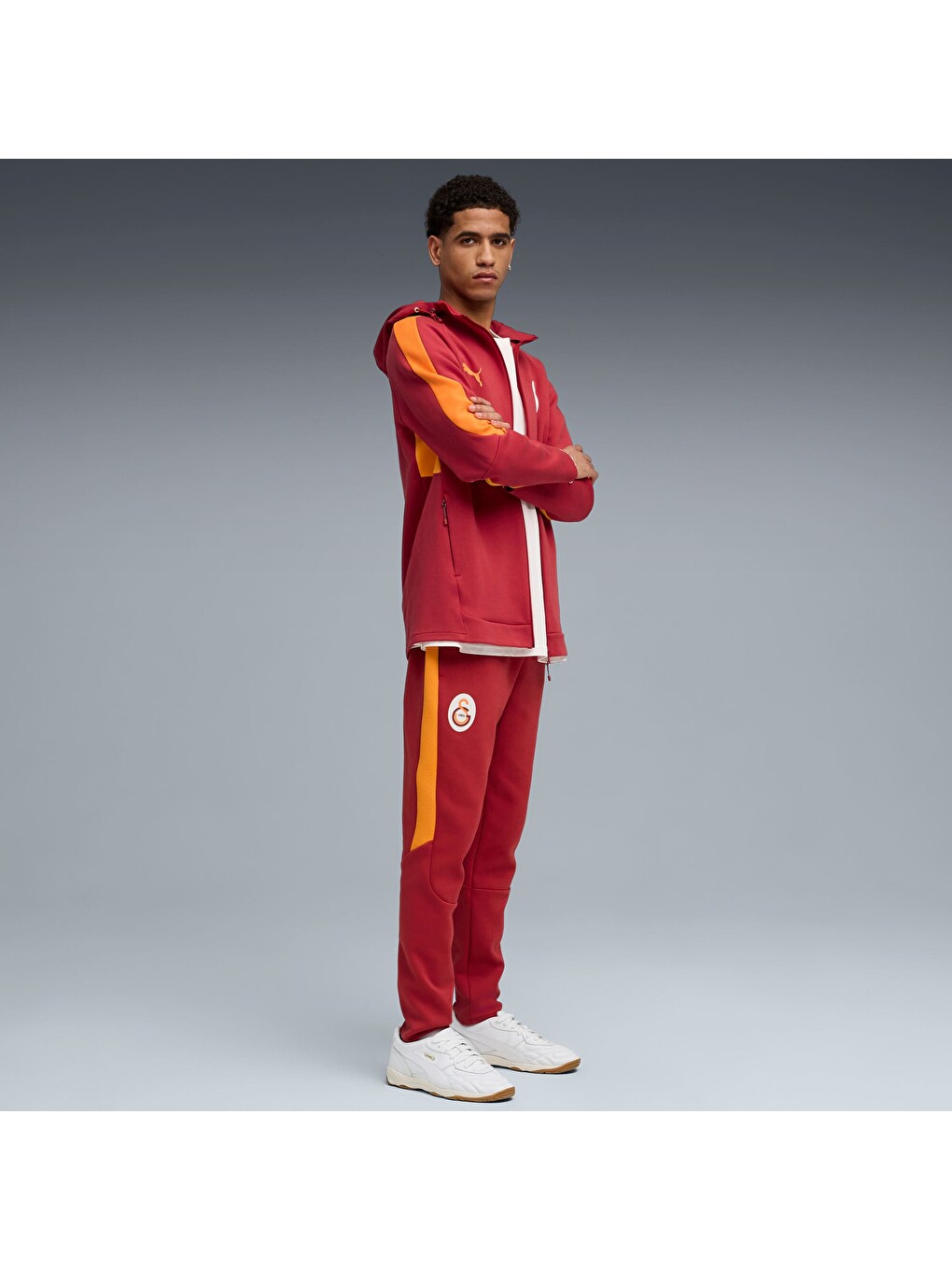 Kırmızı GALATASARAY EVOSTRIPE Erkek Eşofman Altı-1
